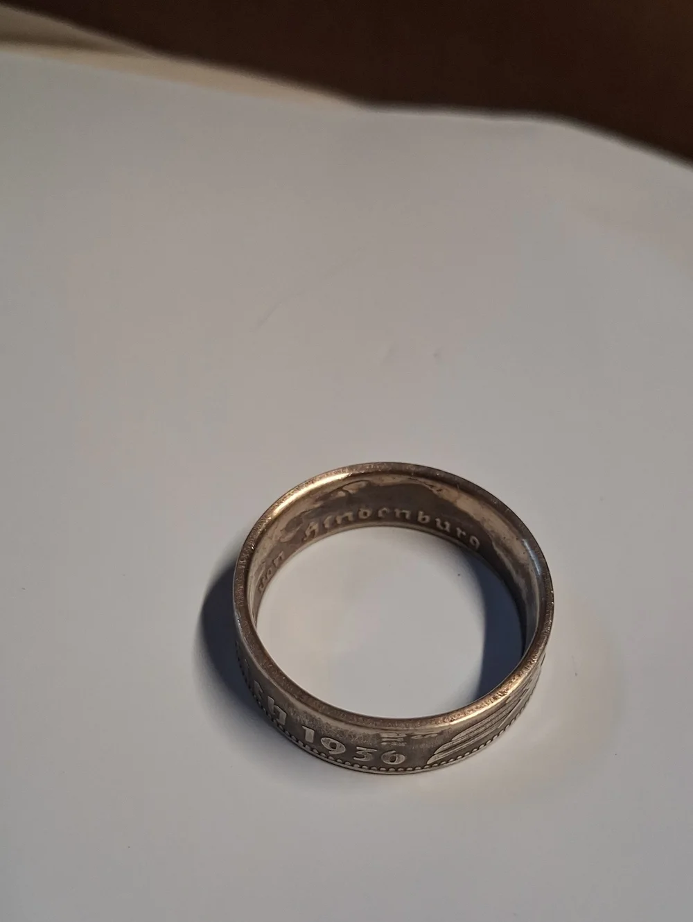 NWT Mens Coin Ring Handcraft Rings Vintage Handmade from German Copy Coin